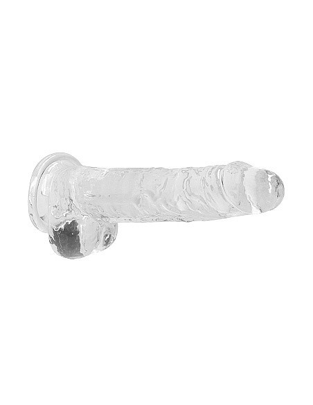 Realistyczne Dildo 8" / 20 Cm With Balls - Transparent - Dilda realistyczne - 7