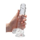 Realistyczne Dildo 8" / 20 cm With Balls - Transparent - 1