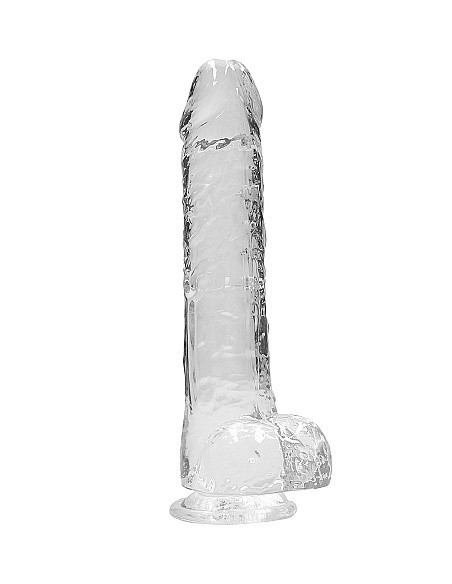 Realistyczne Dildo 9" / 23 Cm With Balls - Transparent - Dilda realistyczne - 3