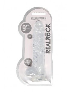 Realistyczne Dildo 9" / 23 Cm With Balls - Transparent - Dilda realistyczne - 1 2