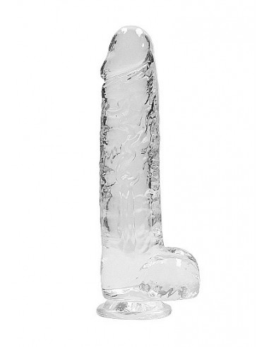 Realistyczne Dildo 9" / 23 Cm With Balls - Transparent - Dilda realistyczne - 5
