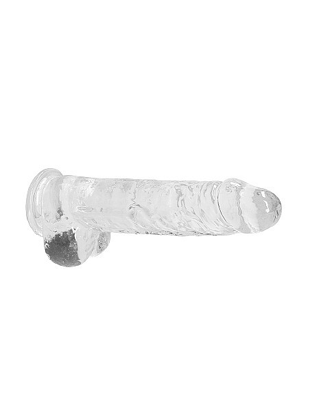 Realistyczne Dildo 9" / 23 Cm With Balls - Transparent - Dilda realistyczne - 7