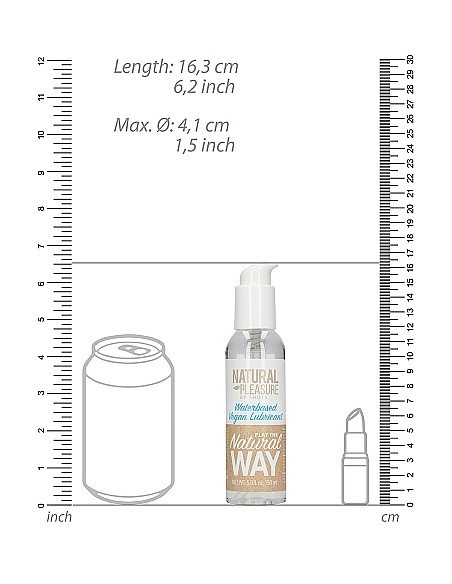 Wodny lubrykant Waterbased Vegan Lubricant 150 ml - Lubrykanty do seksu klasycznego - 2