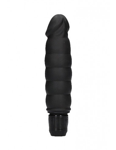 Wibrator Ribbed Multispeed Vibrator - Black - Wibratory Klasyczne - 1