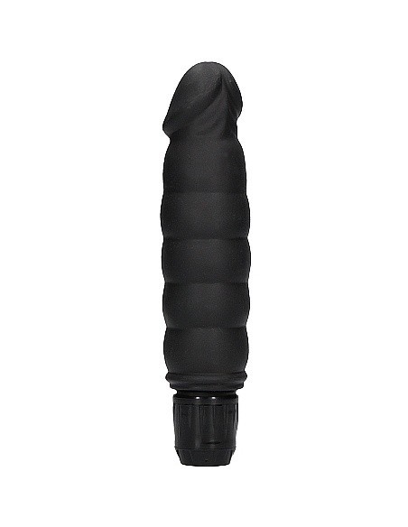 Wibrator Ribbed Multispeed Vibrator - Black - Wibratory Klasyczne - 1