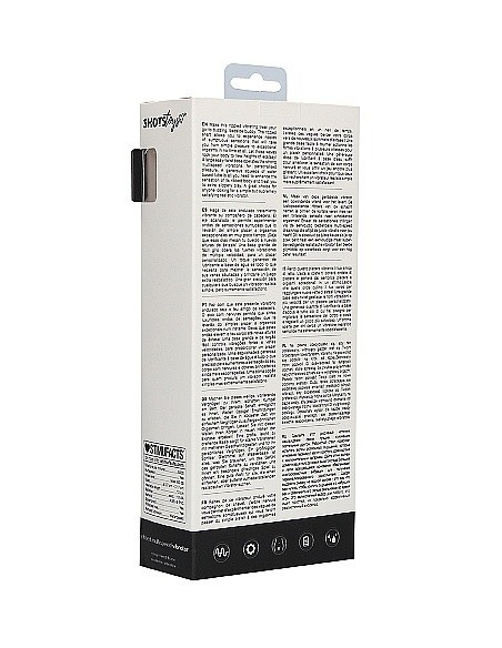 Wibrator Ribbed Multispeed Vibrator - Black - Wibratory Klasyczne - 3