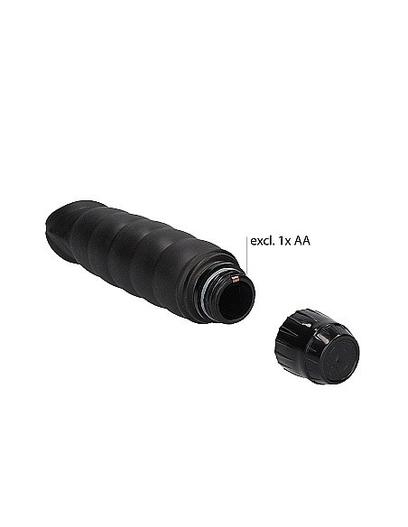 Wibrator Ribbed Multispeed Vibrator - Black - Wibratory Klasyczne - 6