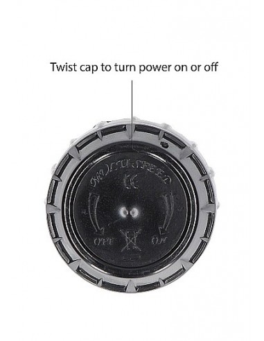 Wibrator Ribbed Multispeed Vibrator - Black - Wibratory Klasyczne - 8