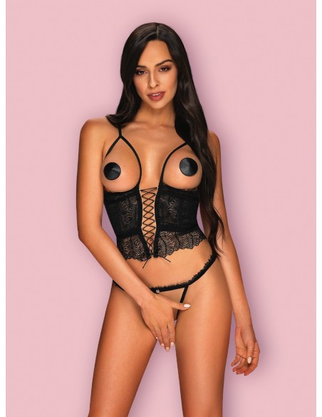 Romanesa Gorset I Stringi - Komplety bielizny erotycznej - 3