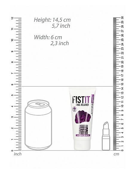 Lubrykant do seksu analnego Fist It - Anal Relaxer 100 ml - Lubrykanty do seksu analnego - 3