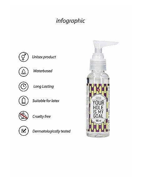 Lubrykant do seksu analnego Anal Lube - Your Hole Is My Goal 100 ml - Lubrykanty do seksu analnego - 5