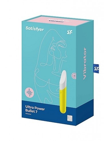 Wibrator mini Ultra Power Bullet 7 (Yellow) - Wibratory Mini - 7