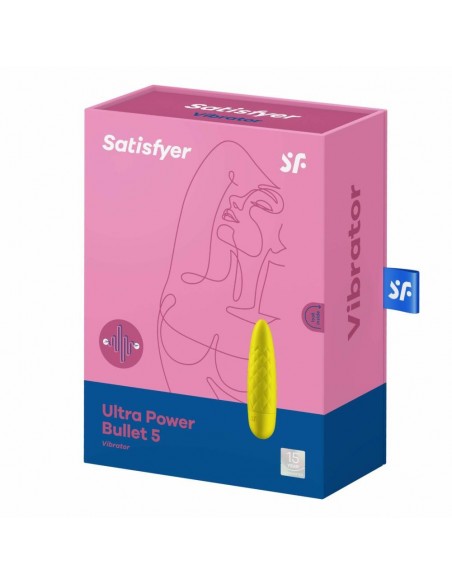 Uroczy mini wibrator Ultra Power Bullet 5 (Yellow) - Wibratory Mini - 6