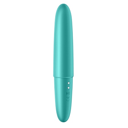 Uroczy mini wibrator Ultra Power - Mini 6 (Turquoise) - 4