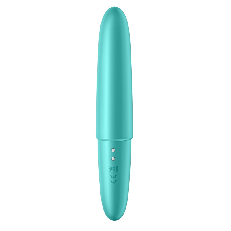 Uroczy mini wibrator Ultra Power - Mini 6 (Turquoise) - 5