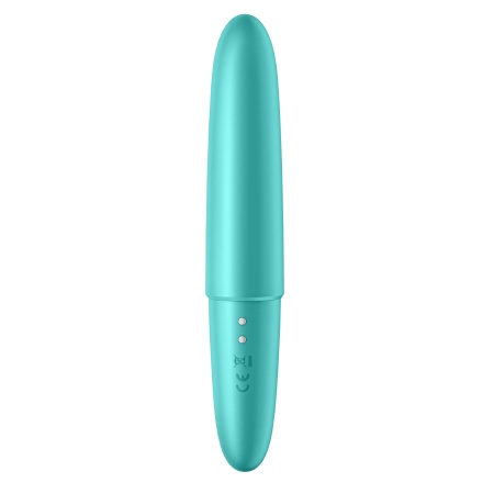 Uroczy mini wibrator Ultra Power - Mini 6 (Turquoise) - 5