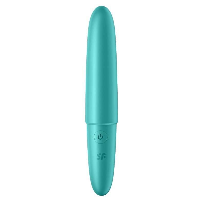 Uroczy mini wibrator Ultra Power - Mini 6 (Turquoise) - 6