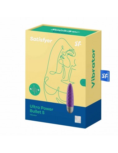 Uroczy mini wibrator Ultra Power Bullet 5 (Violet) - Wibratory Mini - 6