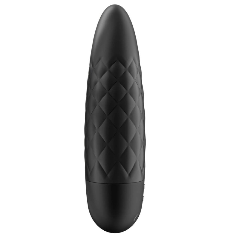 Uroczy mini wibrator Ultra Power - Mini 5 (Czarny) - 3