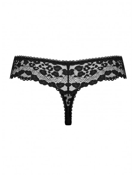 Giully Stringi Koronkowe Czarne - Stringi - 6