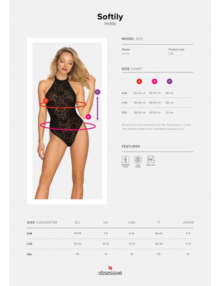 Softily body czarne   S/M - Body - 7