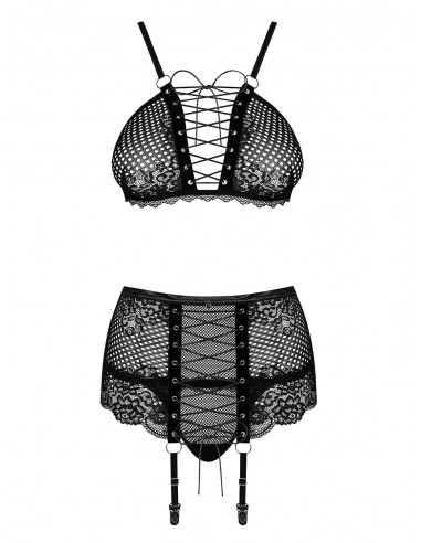 Basitta komplet 3-częściowy  S/M - Komplety bielizny erotycznej - 5