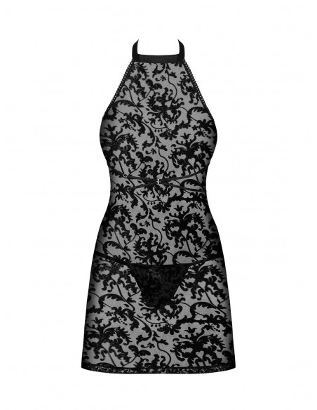 Softily koszulka i string czarna  L/XL - Koszule nocne - 5