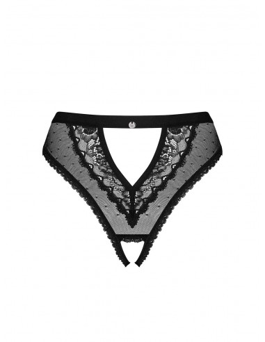 Mauress Figi Otwarte Czarne - Figi - 5