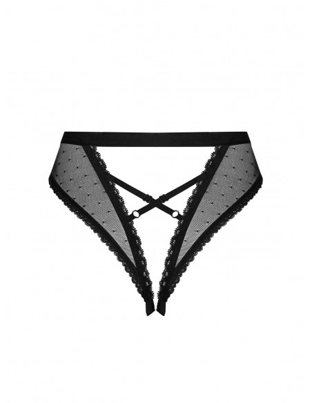 Mauress Figi Otwarte Czarne - Figi - 6