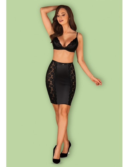 Blanita komplet 2-częściowy czarny  S/M - Komplety bielizny erotycznej - 4