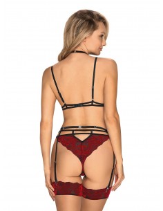 Sugestina komplet 3-częściowy L/XL - Komplety bielizny erotycznej - 1 2
