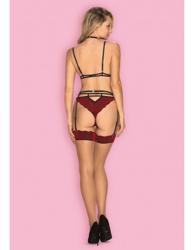 Sugestina komplet 3-częściowy L/XL - Komplety bielizny erotycznej - 4