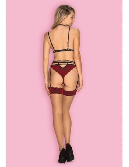 Sugestina komplet 3-częściowy L/XL - Komplety bielizny erotycznej - 4