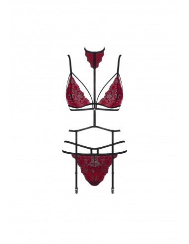 Sugestina komplet 3-częściowy L/XL - Komplety bielizny erotycznej - 5