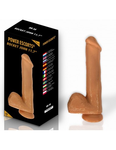Dildo Gigant XXL Rocket John 30 cm Cieliste - Dilda giganty - 1