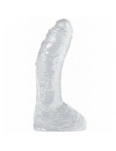 Żelowe Dildo Basix Fat Boy 7"Clear - Dilda żelowe - 1