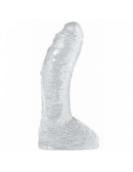 Żelowe Dildo Basix Fat Boy 7"Clear - Dilda żelowe - 1