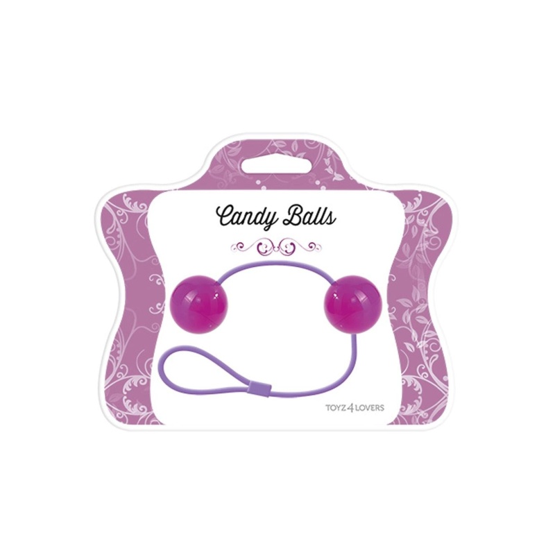 Kulki Gejszy Candy Balls Purple 3,2 cm PVC Fioletowe - 2