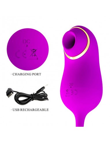 Stymulator Bezdotykowy Łechtaczki i Wibracyjny Punktu G Romance Kama - Wibratory Bezdotykowe - 3