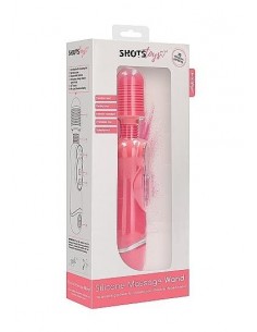 Masażer WAND Silicone Massage Wand - Pink - Wibratory Magic Wand - 1 2