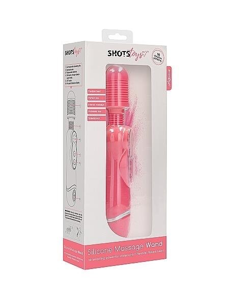 Masażer WAND Silicone Massage Wand - Pink - Wibratory Magic Wand - 2