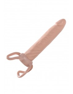 Strapon Adjustable Slim Dong Flesh - Strap-ony, dilda na pasku bez wibracji - 1