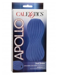 Masturbator Apollo Dual Stroker Blue - Masturbatory i Sztuczne pochwy - 1 2