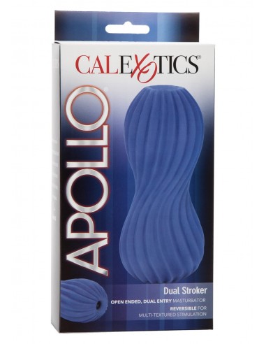 Masturbator Apollo Dual Stroker Blue - Masturbatory i Sztuczne pochwy - 2