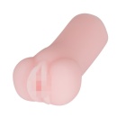 Mini Masturbator ORION – Pochwa TPE z Żłobkowanym Kanałem i Otwartym Końcem, 12 cm - 2