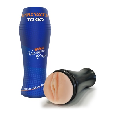 Masturbator Original Vacuum Cup To Go z efektem próżni, 21 cm - 1
