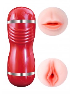 Masturbator Cleo Double Delight 3.0 - Dwie Dziurki - Masturbatory i Sztuczne pochwy - 1