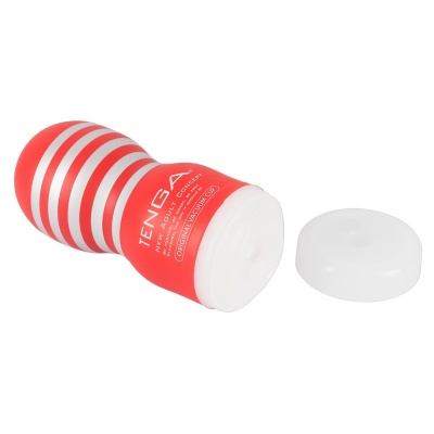 Masturbator jednorazowy Original Vacuum Cup z regulacją podciśnienia – 15,5 cm - 1 2