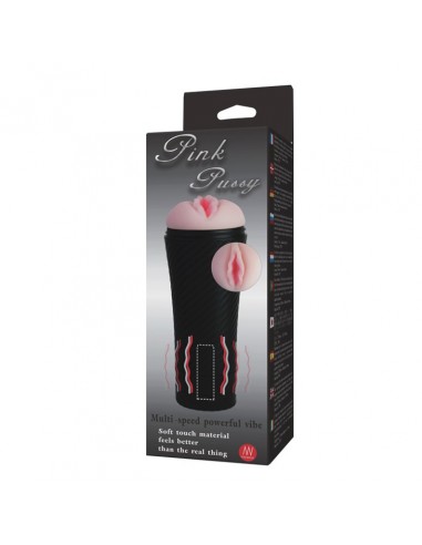Masturbator Baile - Pink Pussy Z Wibracjami - Masturbatory i Sztuczne pochwy - 8