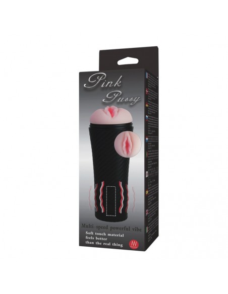 Masturbator Baile - Pink Pussy Z Wibracjami - Masturbatory i Sztuczne pochwy - 8